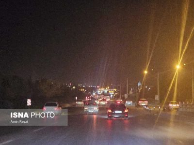 بارش باران در جاده های 4 استان/ ترافیک نیمه سنگین در 3 محور غربی تهران