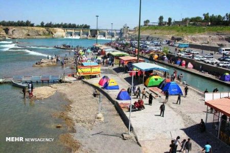 شیرجه زدن در آب کم عمق رودخانه دز ۶ مصدوم بر جای گذاشت