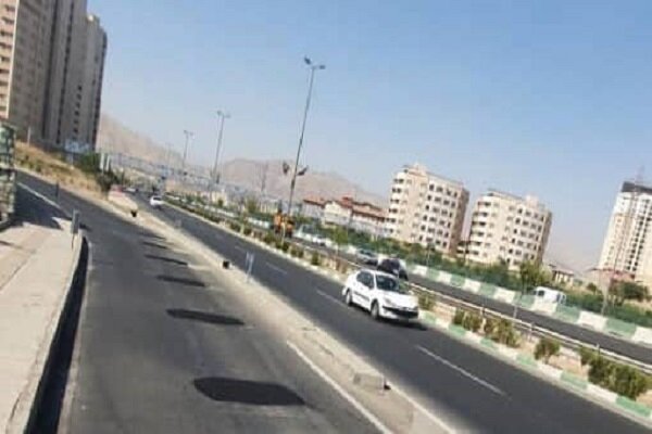 کاهش بار ترافیکی در بزرگراه آزادگان تهران
