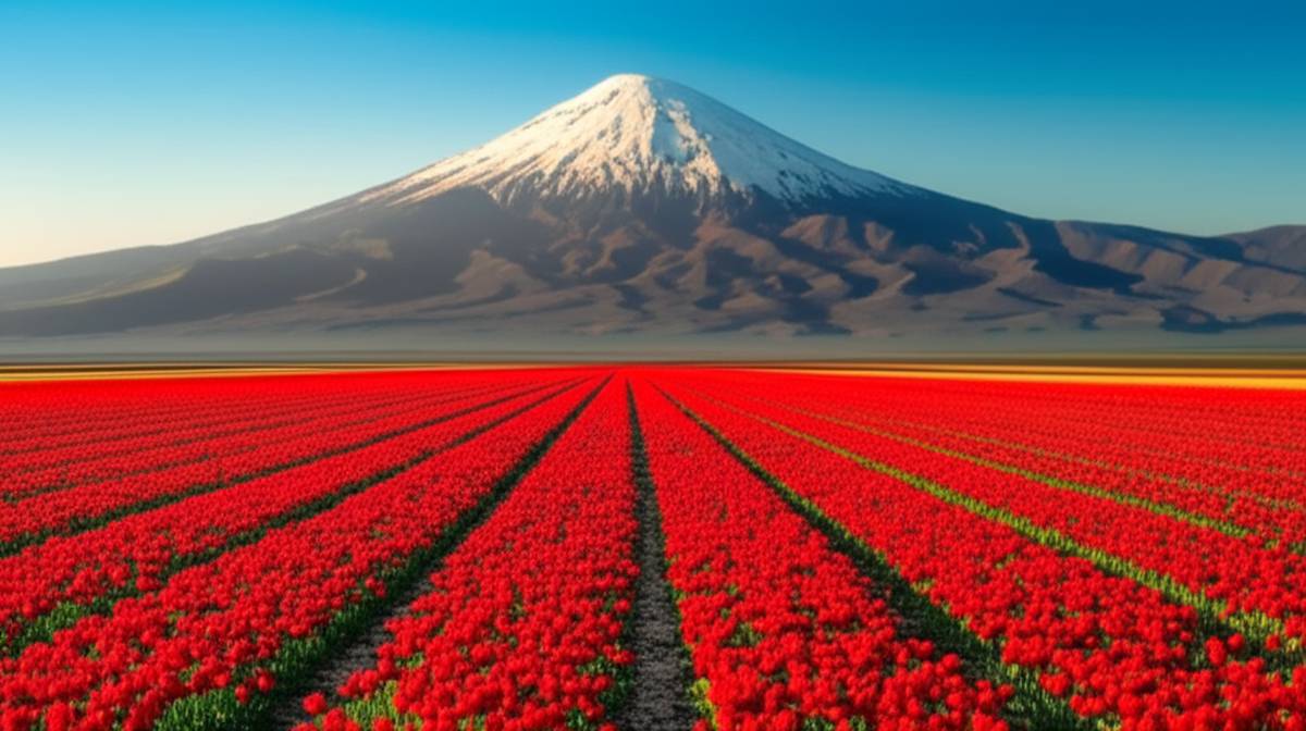 قله دماوند و دشت لاله ها - جاذبه ای بی نظیر در جاده هراز