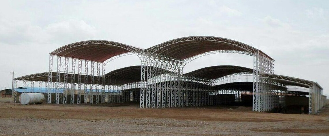 خدمات شرکت بیستون سازه آذران در سوله‌سازی