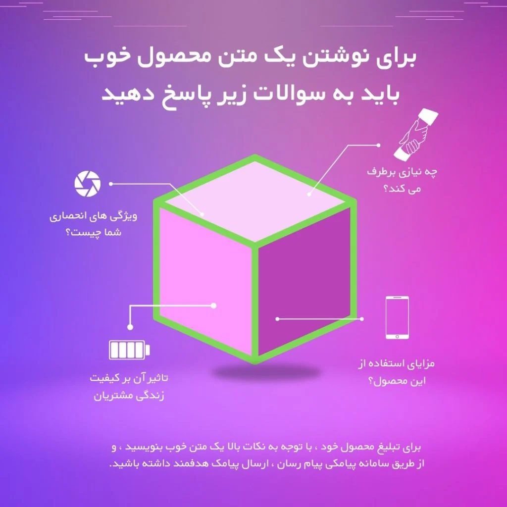 بازاریابی | اینستاگرام نحوه نوشتن نمونه متن فروش محصول