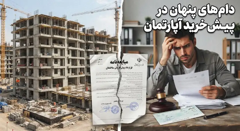 صفر تا صد قانون پیش‌فروش آپارتمان؛ چگونه اسیر کلاهبرداران ملکی نشویم؟ + راهنمای الزام به تنظیم سند